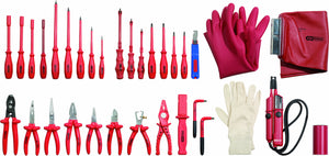 Professional electricians tool set, 30 pcs