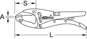 Self grip wrench, wheel adjustment, 0-85mm