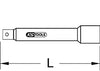 Rallonge 1/2" avec revêtement isolant et arrêt, 125 mm