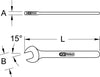 Ratschen-Maulschlüssel mit Schutzisolierung, 13 mm
