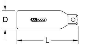 Insulated adaptor, 1/4"Fx3/8"M