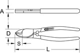 Coupe-câbles Ø10mm, 160mm