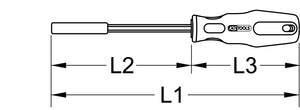STAINLESS STEEL bit screwdriver 1/4" 206mm