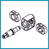 HAZET Impact wrench 9012EL-SPC ∙ Maximum loosening torque: 1700 Nm ∙ Square, solid 12.5 mm (1/2 inch) ∙ Powerful twin hammer mechanism